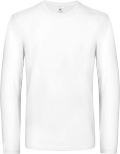 B&C CGTU07T - #E190 Men's T-shirt long sleeve White