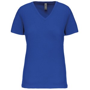 Kariban K3029IC - Ladies' BIO150IC V-neck t-shirt Light Royal Blue