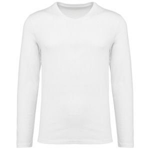 Kariban Premium PK306 - Mens V-neck long-sleeved Supima® t-shirt
