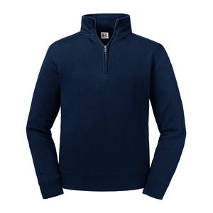 Russell RU270M - Authentic zipped neck sweatshirt French Navy