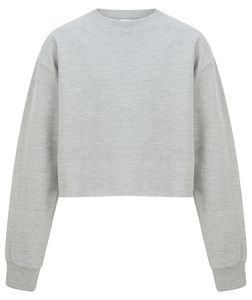 Skinnifit SM515 - Kids' slounge sweatshirt Heather Grey