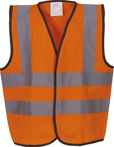 Yoko YHVW100CH - Kids' Hi-Vis Waistcoat Hi Vis Orange