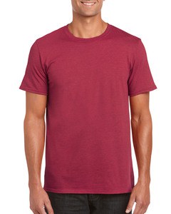 GILDAN GIL64000 - T-shirt SoftStyle SS for him Antique Cherry Red