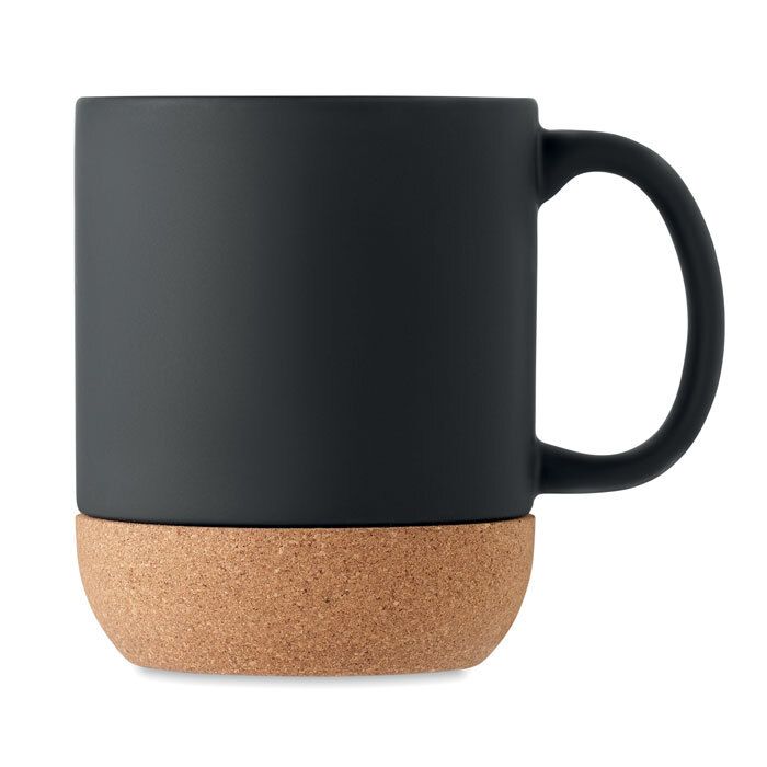 GiftRetail MO6839 - MATT Matt ceramic cork mug 300 ml