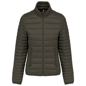 Kariban K6121 - Women's lightweight down jacket Dark Khaki