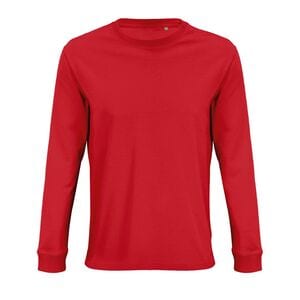 SOL'S 03982 - Pioneer Lsl Unisex Long Sleeve T Shirt Bright Red