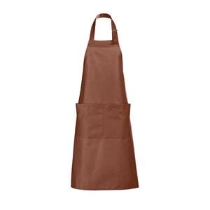 SOL'S 88010 - Gala Long Apron With Pockets Brown