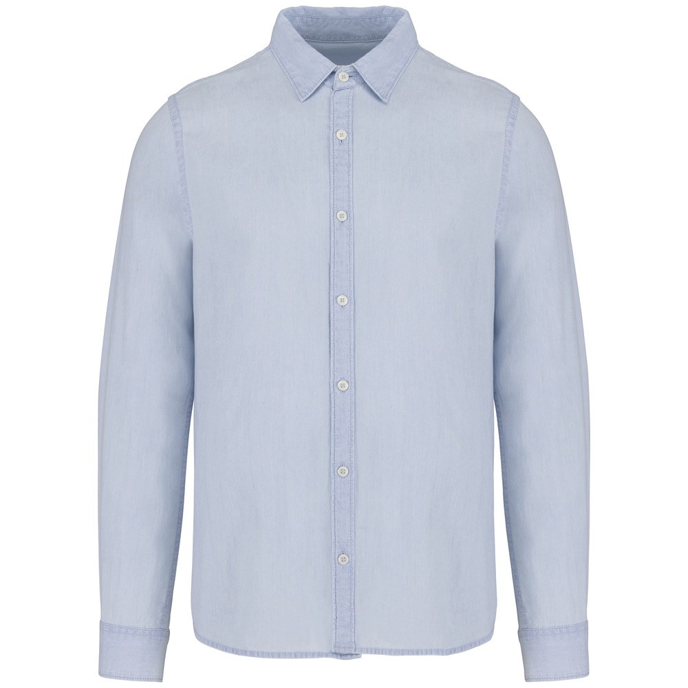 Kariban KNS500 - Men's faded shirt in cotton twill