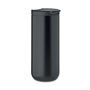 GiftRetail MO2112 - REDU Double wall bottle 330 ml Black