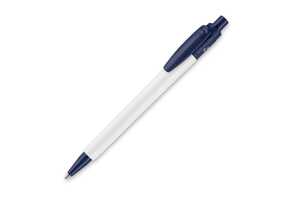 TopPoint LT80911 - Ball pen Baron 03 recycled hardcolour WHITE / DARK BLUE