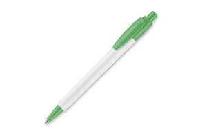 TopPoint LT80911 - Ball pen Baron 03 recycled hardcolour White / Light green