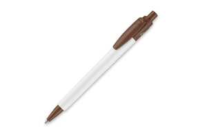 TopPoint LT80911 - Ball pen Baron 03 recycled hardcolour White/Brown