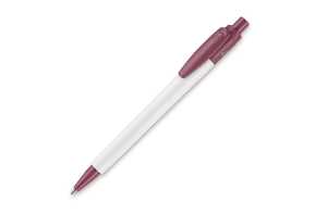 TopPoint LT80911 - Ball pen Baron 03 recycled hardcolour white / dark pink
