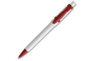 TopPoint LT80940 - Ball pen Olly hardcolour White / Red