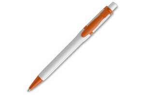 TopPoint LT80940 - Ball pen Olly hardcolour White / Orange