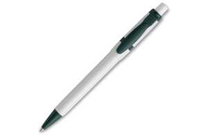 TopPoint LT80940 - Ball pen Olly hardcolour White/ Dark Green
