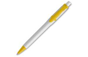 TopPoint LT80940 - Ball pen Olly hardcolour White/Yellow