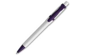 TopPoint LT80940 - Ball pen Olly hardcolour White / Purple