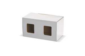 TopPoint LT83201 - Box for 2 mugs with window White