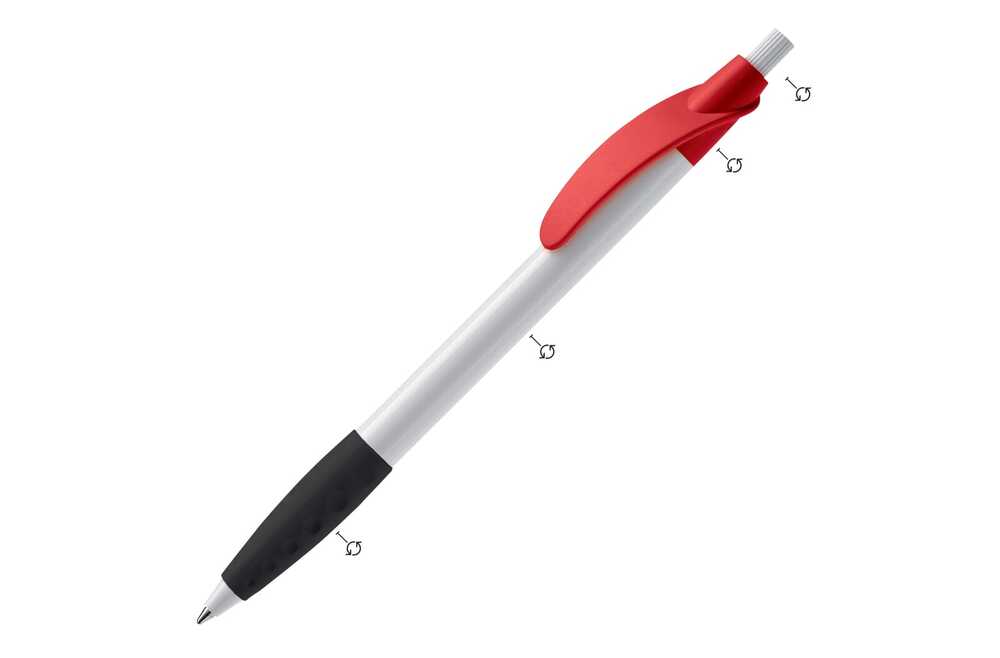 TopPoint LT87628 - Cosmo ball pen combi rubber grip