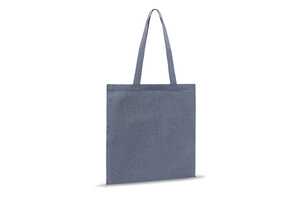 TopEarth LT95198 - Shopping bag recycled cotton 38x42cm Blue