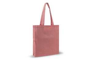 TopEarth LT95199 - Shopping bag recycled cotton 38x42x10cm Red