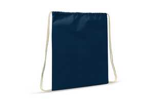 TopEarth LT95205 - Drawstring bag cotton OEKO-TEX® 140g/m² 35x45cm Dark Blue