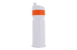 TopPoint LT98786 - Sports bottle with edge 750ml White / Orange