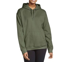 GILDAN GNSF50 - Unisex hooded sweatshirt Military Green