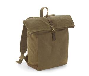 Quadra QD655 - Traditional oilcloth backpack Desert Sand
