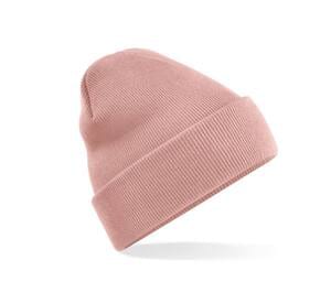 Beechfield BF045 - Beanie with Flap Blush Pink