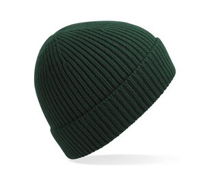 BEECHFIELD BF380 - Ribbed knitted hat Bottle Green