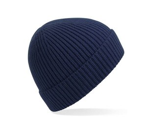 BEECHFIELD BF380 - Ribbed knitted hat Oxford Navy