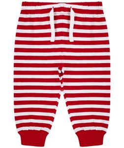 Larkwood LW085 - Pyjama trousers Red / White Stripes