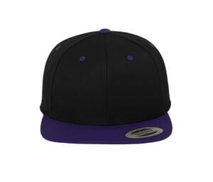 Flexfit 6089MT - Bicolor Snapback Cap Black / Purple