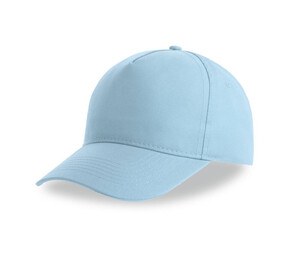 ATLANTIS HEADWEAR AT252 - 5-panel baseball cap made of recycled polyester Light Blue