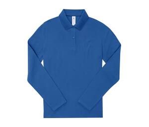 B&C BCW462 - Ladies' long sleeve poloshirt Royal Blue