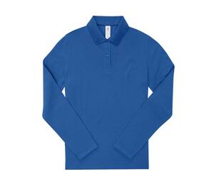 B&C BCW464 - Ladies' long sleeve 210 poloshirt Royal Blue