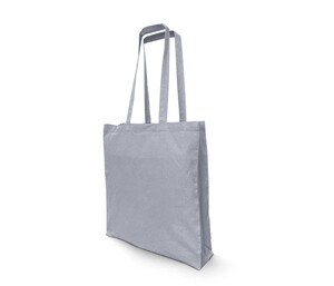 NEWGEN NG110 - RECYCLED TOTE BAG WITH GUSSET Heather Light Grey