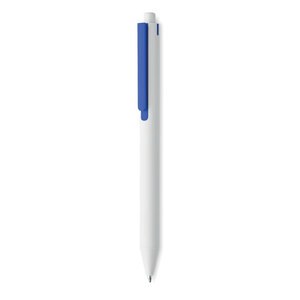 GiftRetail MO6991 - SIDE Recycled ABS push button pen Blue