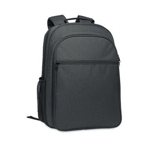 GiftRetail MO2125 - COOLPACK 300D RPET Cooling backpack Black