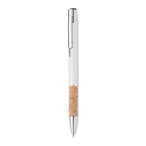 GiftRetail MO2158 - VERIA Push button aluminium pen White