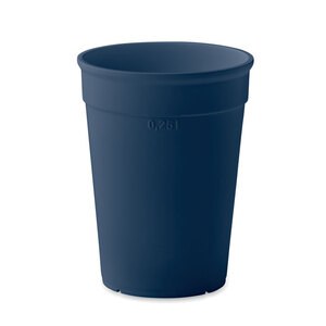 GiftRetail MO2256 - AWAYCUP Recycled PP cup capacity 300ml Dark Navy