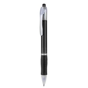 EgotierPro 23140 - Translucent Plastic Pen - Various Colors TRANSLUCENT Black