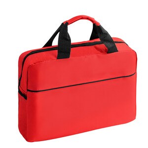 EgotierPro 30047 - 600D Polyester Congress Bag with Laptop Pocket MOBILE Red