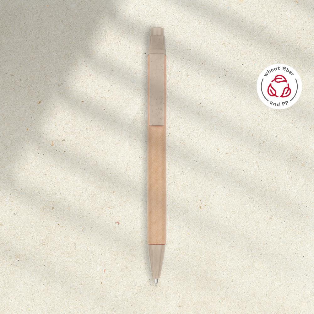 EgotierPro 50017 - Eco-Friendly Pen with Wheat Fiber Parts LUND