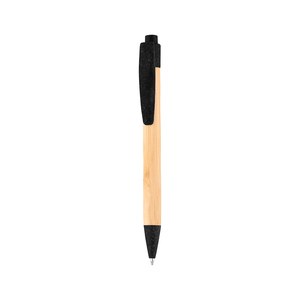 EgotierPro 50016 - Bamboo Pen with PP and Wheat Fiber MALMO Black