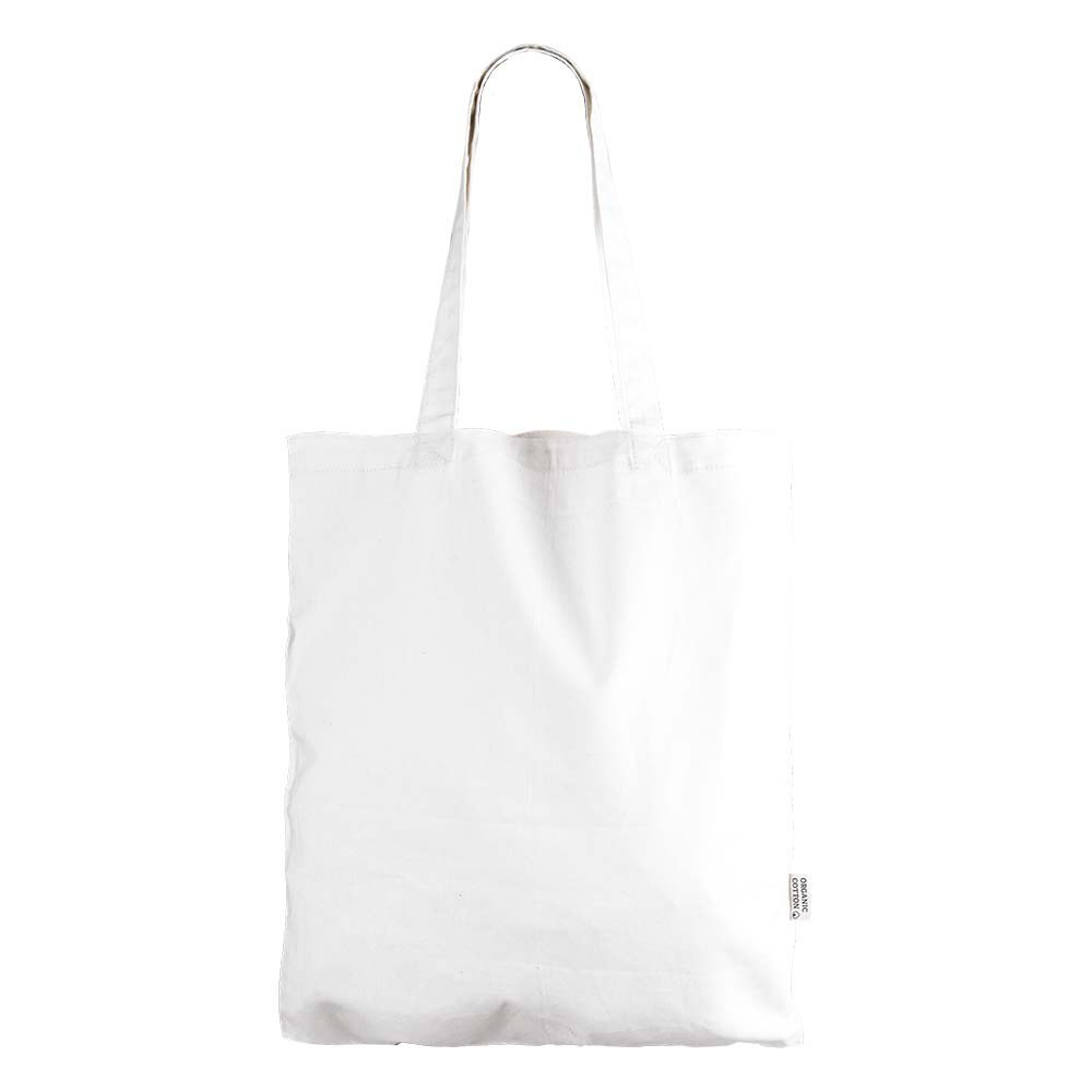 EgotierPro 52043 - Organic Cotton Bag with Long Handles COLORS