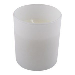 EgotierPro 53540 - Paraffin & Vegetal Wax Scented Candle 120gr MAUVE White