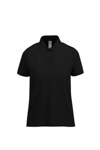 B&C CGPW461 - MY POLO 180 Ladies' short sleeves Black